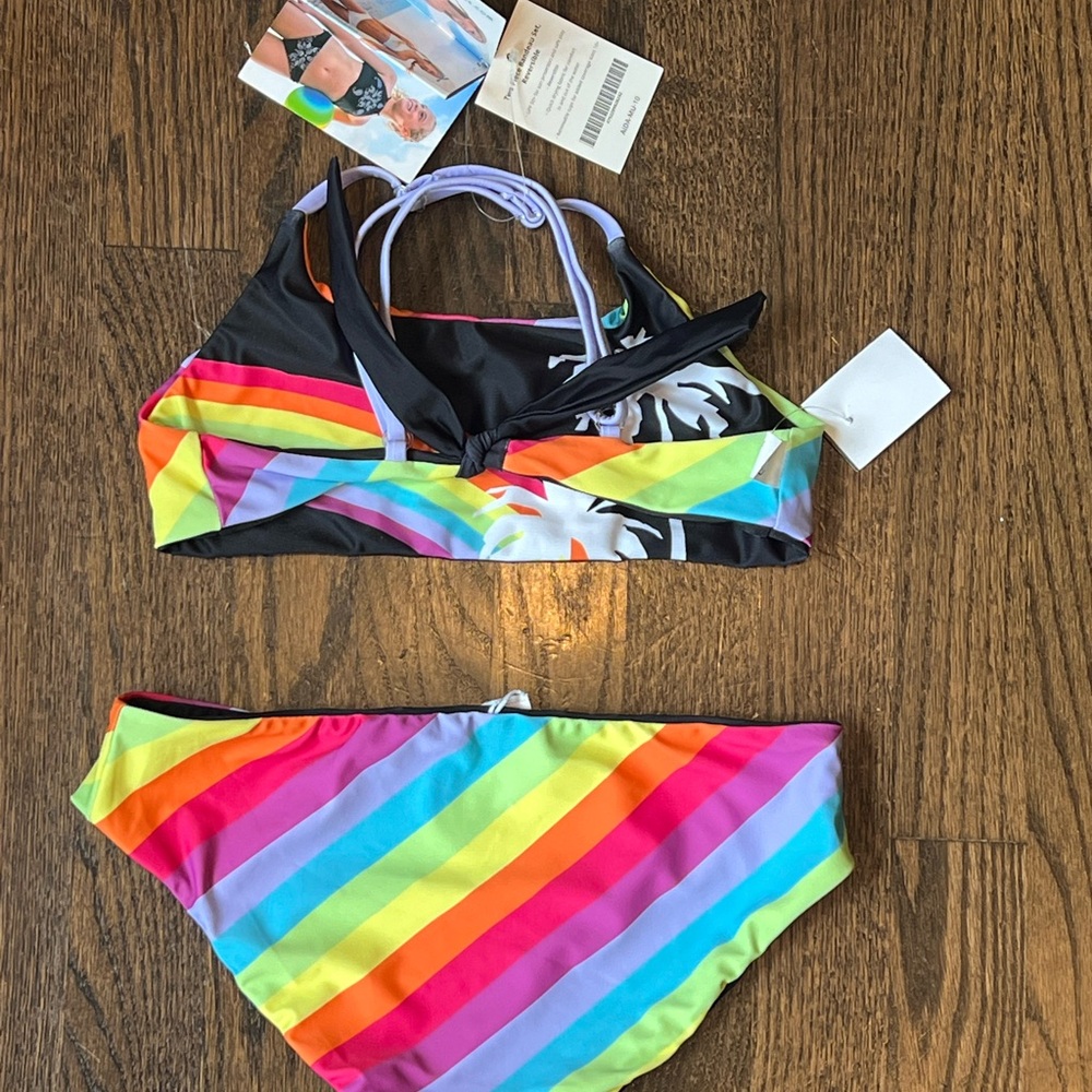 Limeapple REVERSIBLE Colorful Bikini - Picture 2 of 6